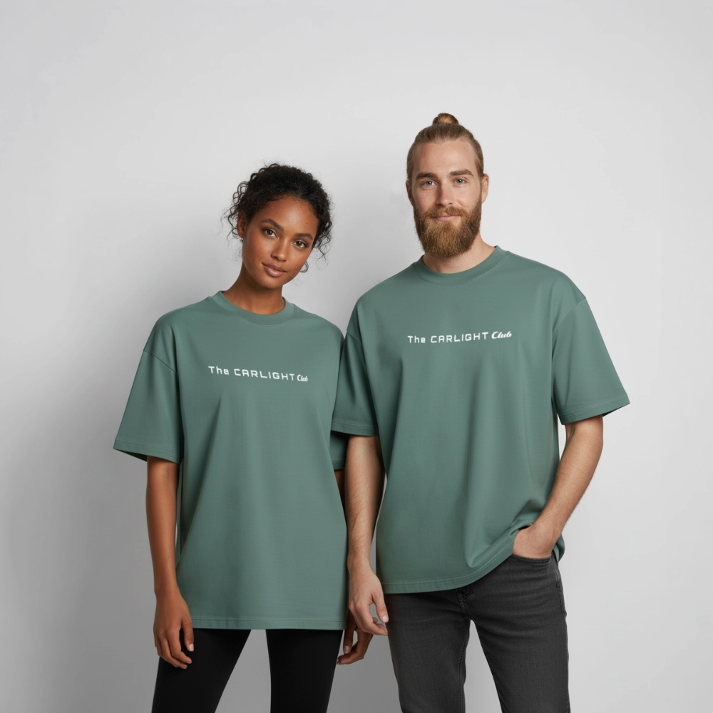T-shirt unisexe épais coupe boxy Stanley/Stella - Fast AF - baie verte