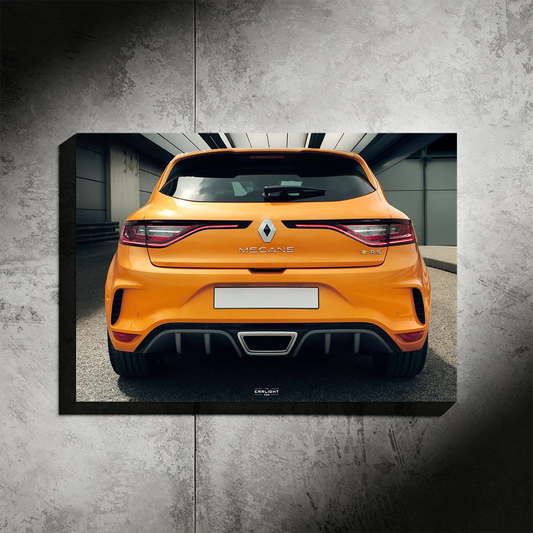 Poster NÉON Renault Mégane 4 RS (LED rouge)