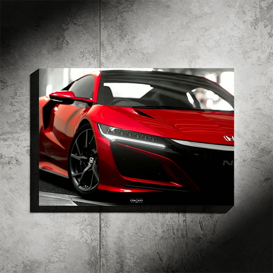 Poster NÉON Honda NSX (LED blanche)