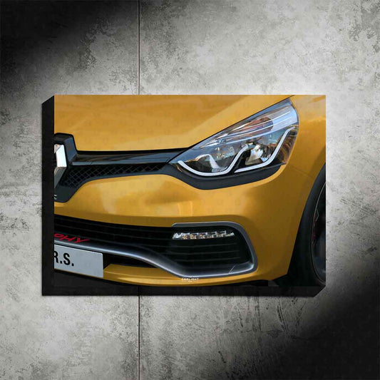poster métallique Renault clio 4 rs avec néon led
