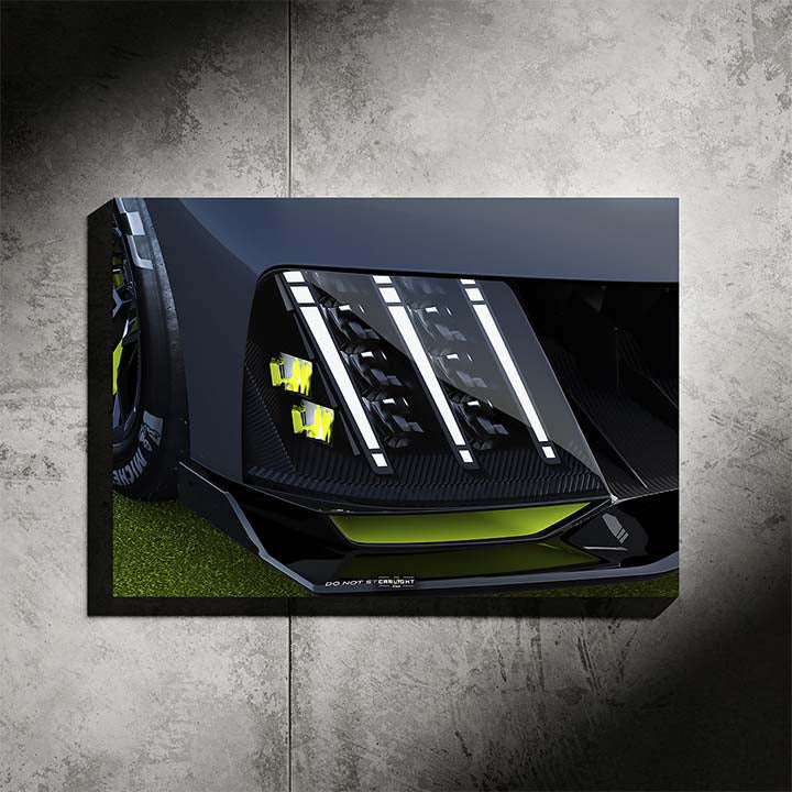 NEON Poster Peugeot 9x8 (white LED) - Première Edition