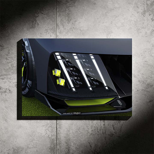 Poster NÉON Peugeot 9x8 (LED blanche) - Première Edition