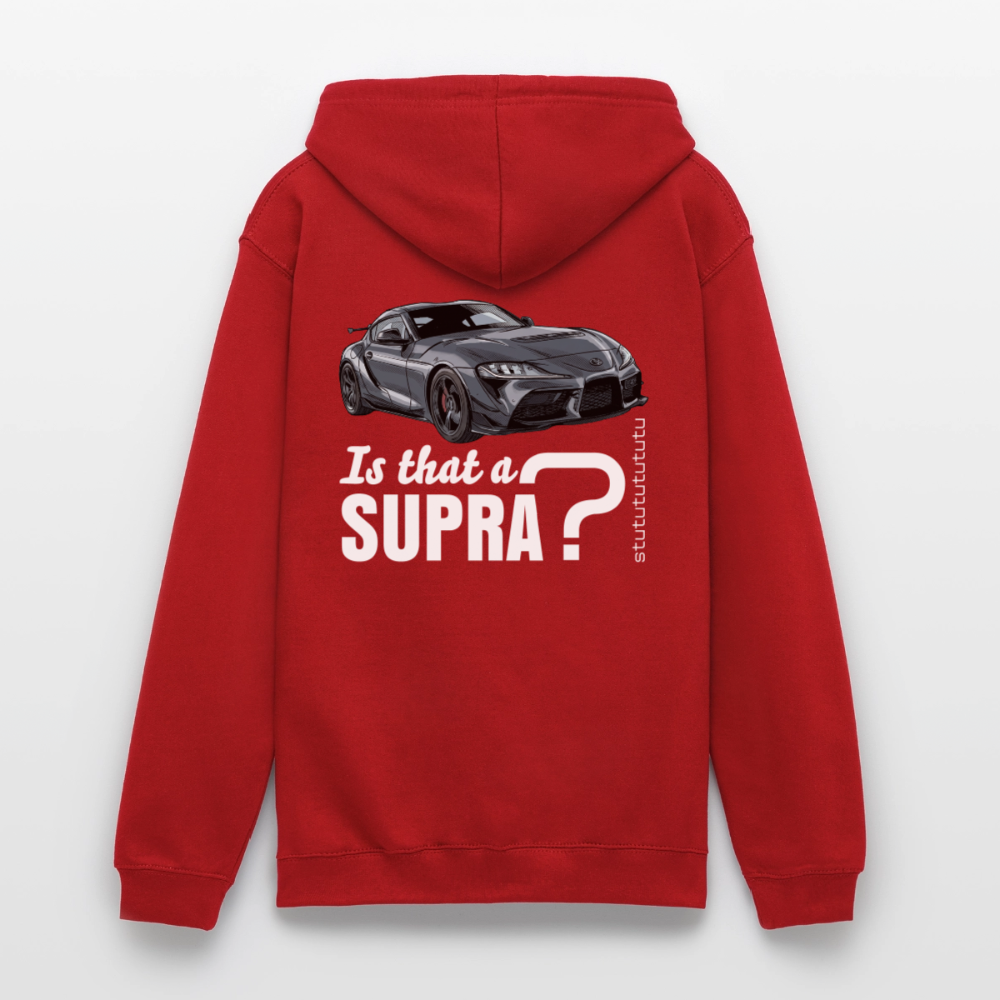 Sweat-shirt à capuche unisexe - Supra ? - rouge