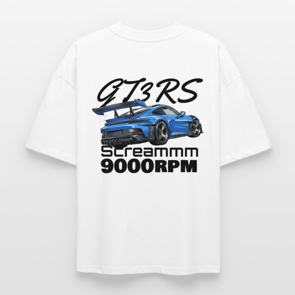 Le T-shirt boxy GT3RS Scream - BLANC - blanc
