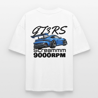 Le T-shirt boxy GT3RS Scream - BLANC - blanc