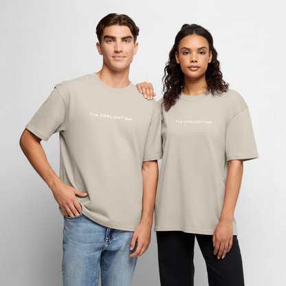 T-Shirt unisexe oversize - V12 - NOIR - beige