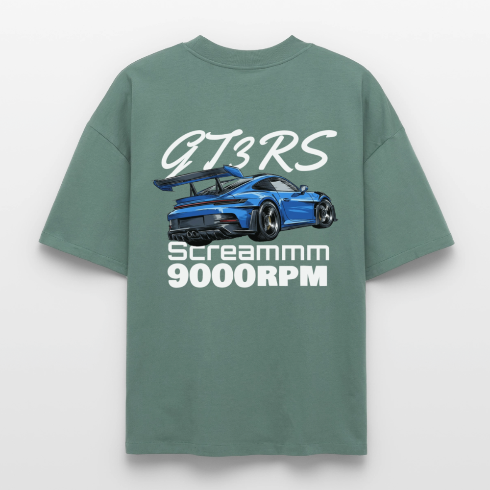 Le T-shirt boxy GT3RS Scream - VERT BAIE - baie verte