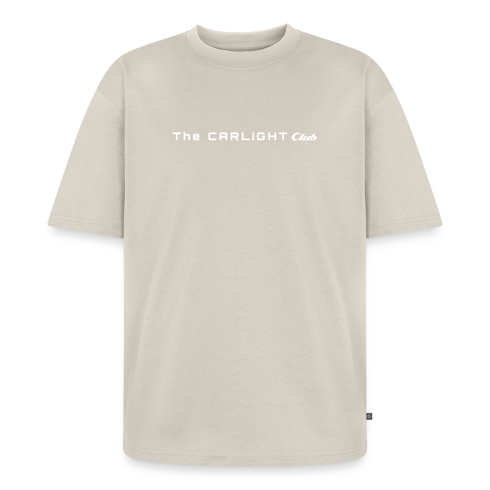T-Shirt unisexe oversize - V12 - NOIR - beige
