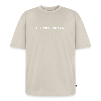 T-Shirt unisexe oversize - V12 - NOIR - beige