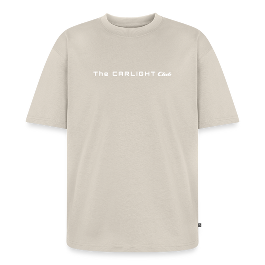 T-Shirt unisexe oversize - V12 - NOIR - beige