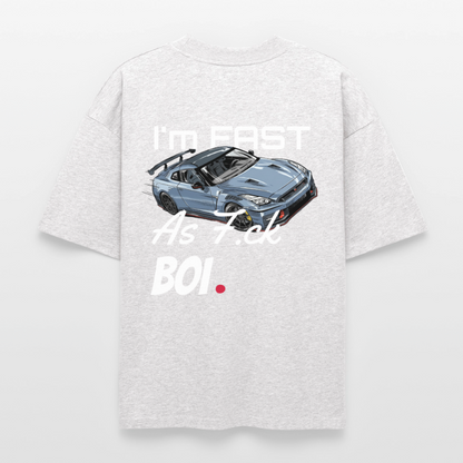 T-shirt unisexe épais coupe boxy Stanley/Stella - Fast AF - gris chiné frais