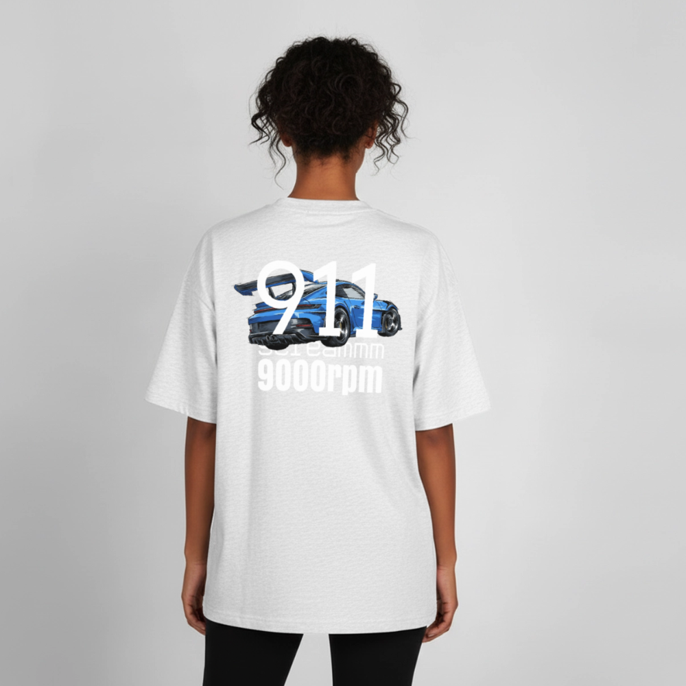 Sweat-shirt à capuche unisexe - 911 Scream - gris chiné frais