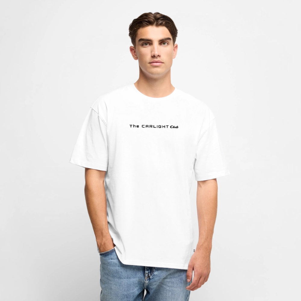 T-Shirt unisexe oversize - V12 - BLANC - blanc