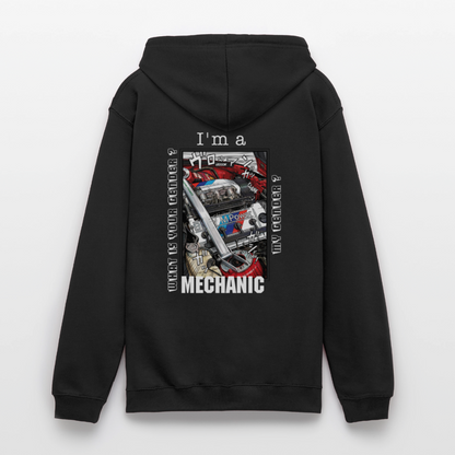 Sweat-shirt à capuche unisexe - Mechanic - noir