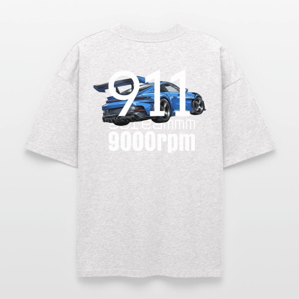 Sweat-shirt à capuche unisexe - 911 Scream - gris chiné frais