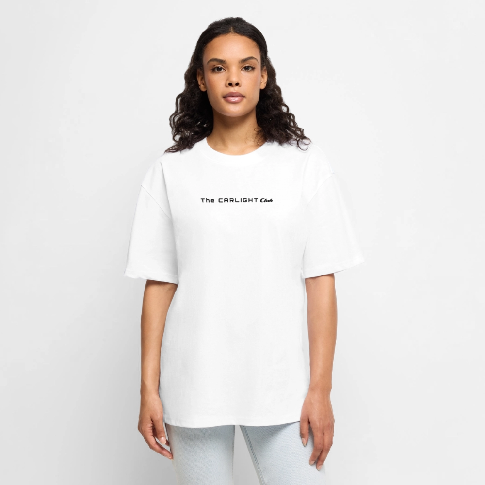 T-Shirt unisexe oversize - V12 - BLANC - blanc
