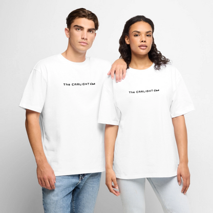 T-Shirt unisexe oversize - V12 - BLANC - blanc