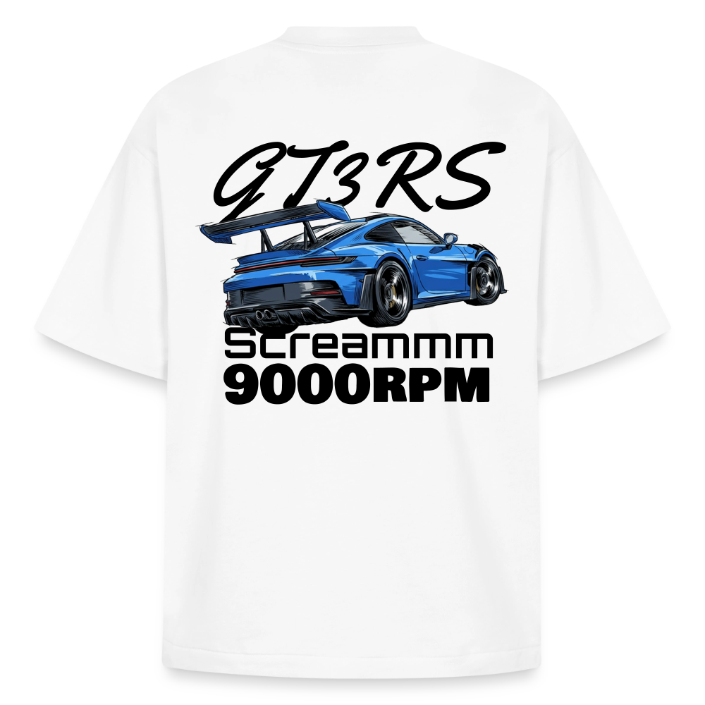 Le T-shirt boxy GT3RS Scream - BLANC - blanc