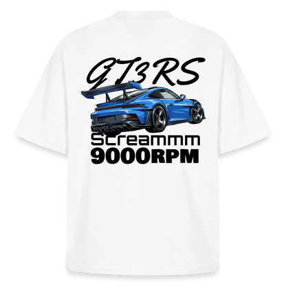 Le T-shirt boxy GT3RS Scream - BLANC - blanc