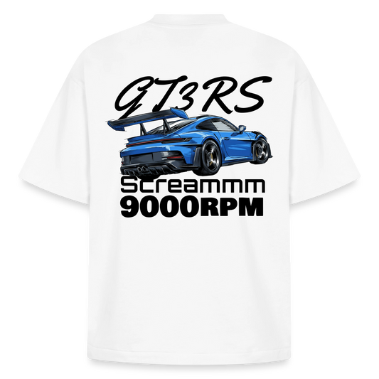 Le T-shirt boxy GT3RS Scream - BLANC - blanc