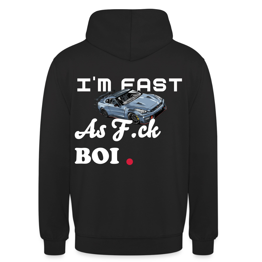 Hoodie Unisex - Fast AF - noir