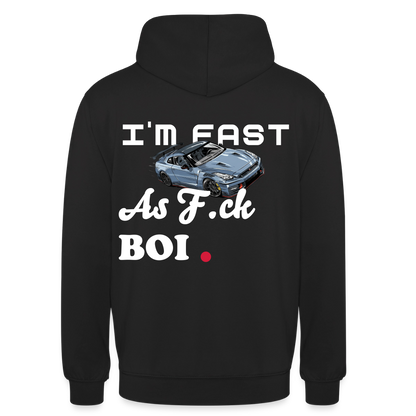 Hoodie Unisex - Fast AF - noir