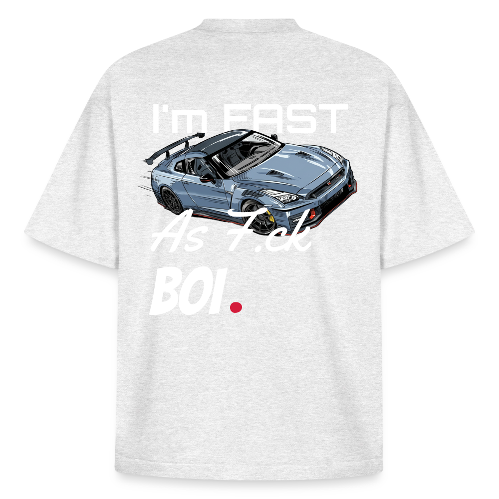 T-shirt unisexe épais coupe boxy Stanley/Stella - Fast AF - gris chiné frais
