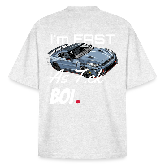 T-shirt unisexe épais coupe boxy Stanley/Stella - Fast AF - gris chiné frais