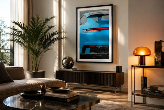 Poster Papier - Porsche 911 Turbo Type 992
