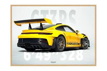 Plakat papierowy – Porsche 911 GT3 RS
