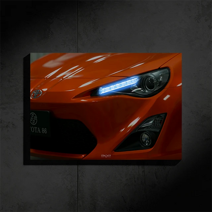McLaren P1 NEON Poster (LED Red)