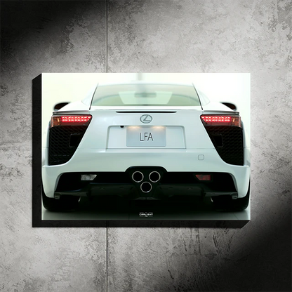 Poster NÉON Lexus LFA wide (LED rouge)