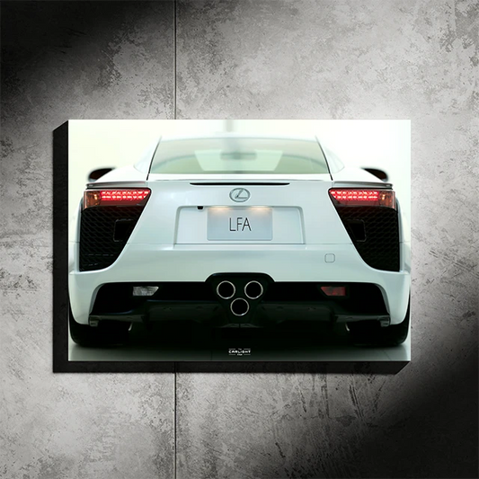 Poster NÉON Lexus LFA wide (LED rouge)