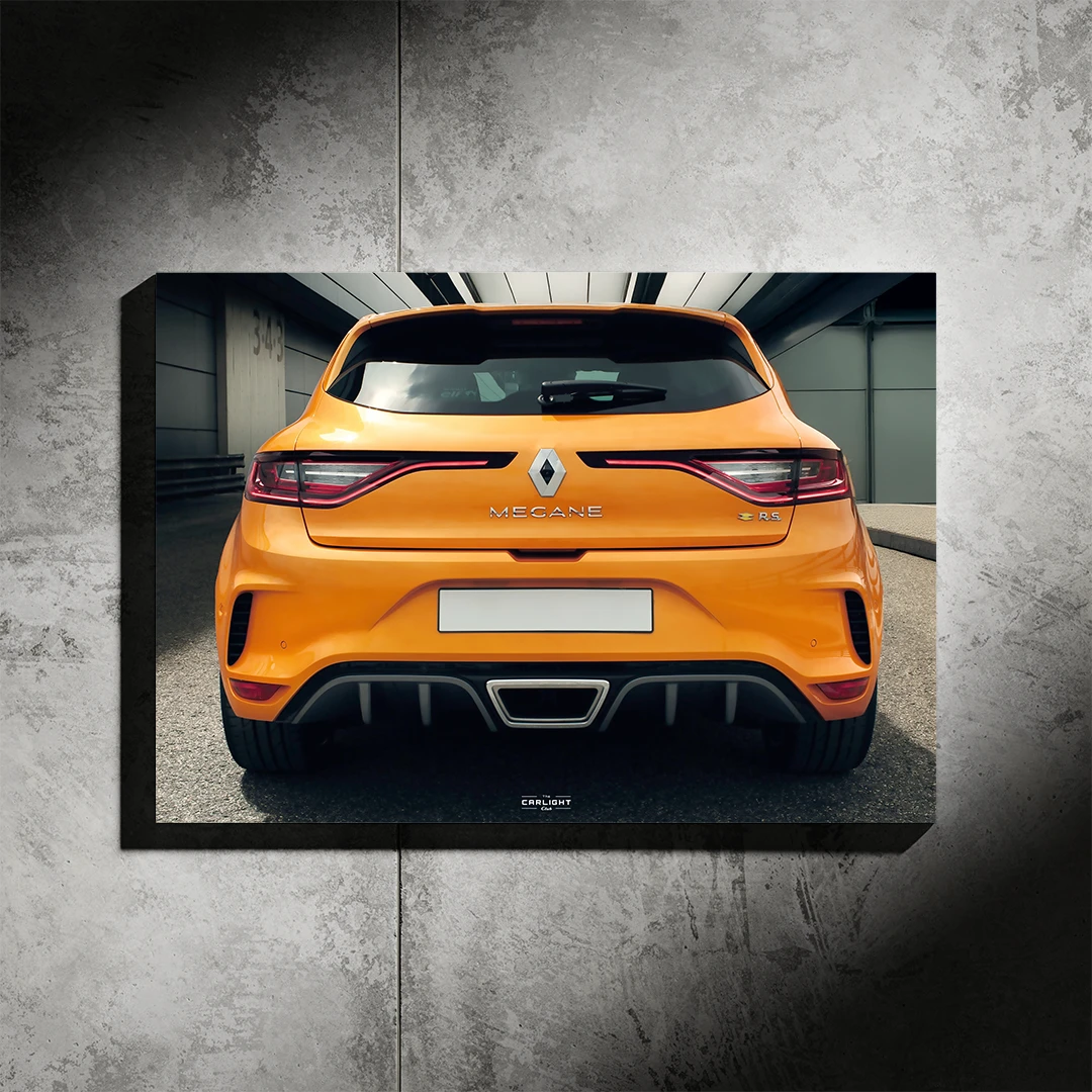 Poster NÉON Renault Mégane 4 RS (LED rouge)