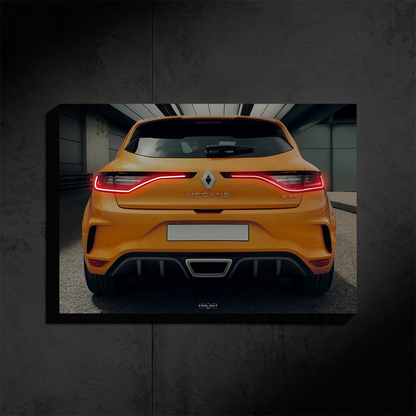 Poster NÉON Renault Mégane 4 RS (LED rouge)