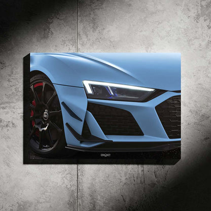 Audi R8 V10 GT FINAL NEON Poster (White LED) - First Edition