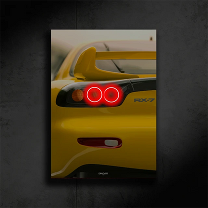 McLaren P1 NEON Poster (LED Red)