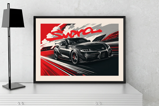 Poster Papier - Toyota Supra GR A90 Final Edition
