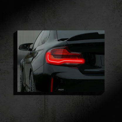 poster métallique bmw m2 comp f87