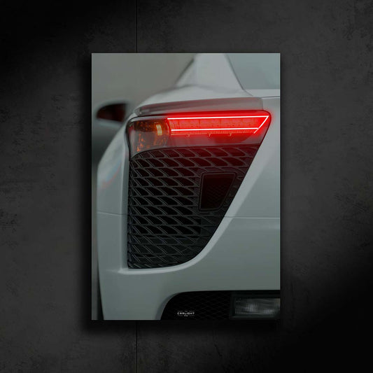 poster métallique Lexus lfa avec néon led
